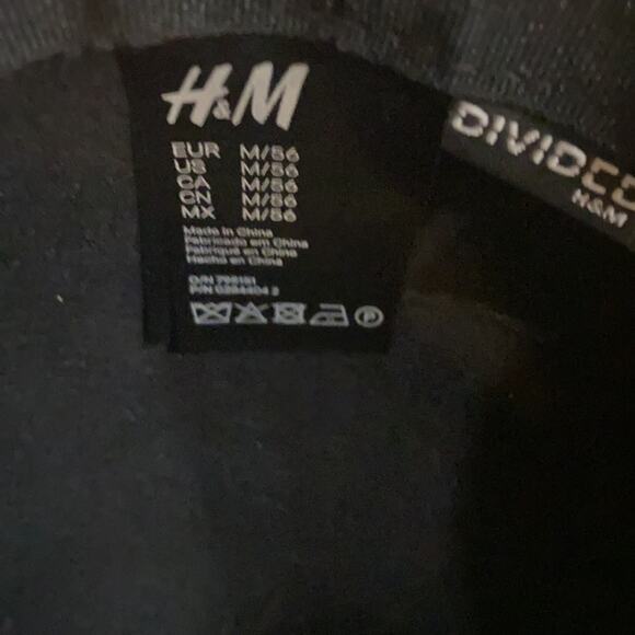 H&M Black 100% Wool Floppy Hat - Picture 5 of 5